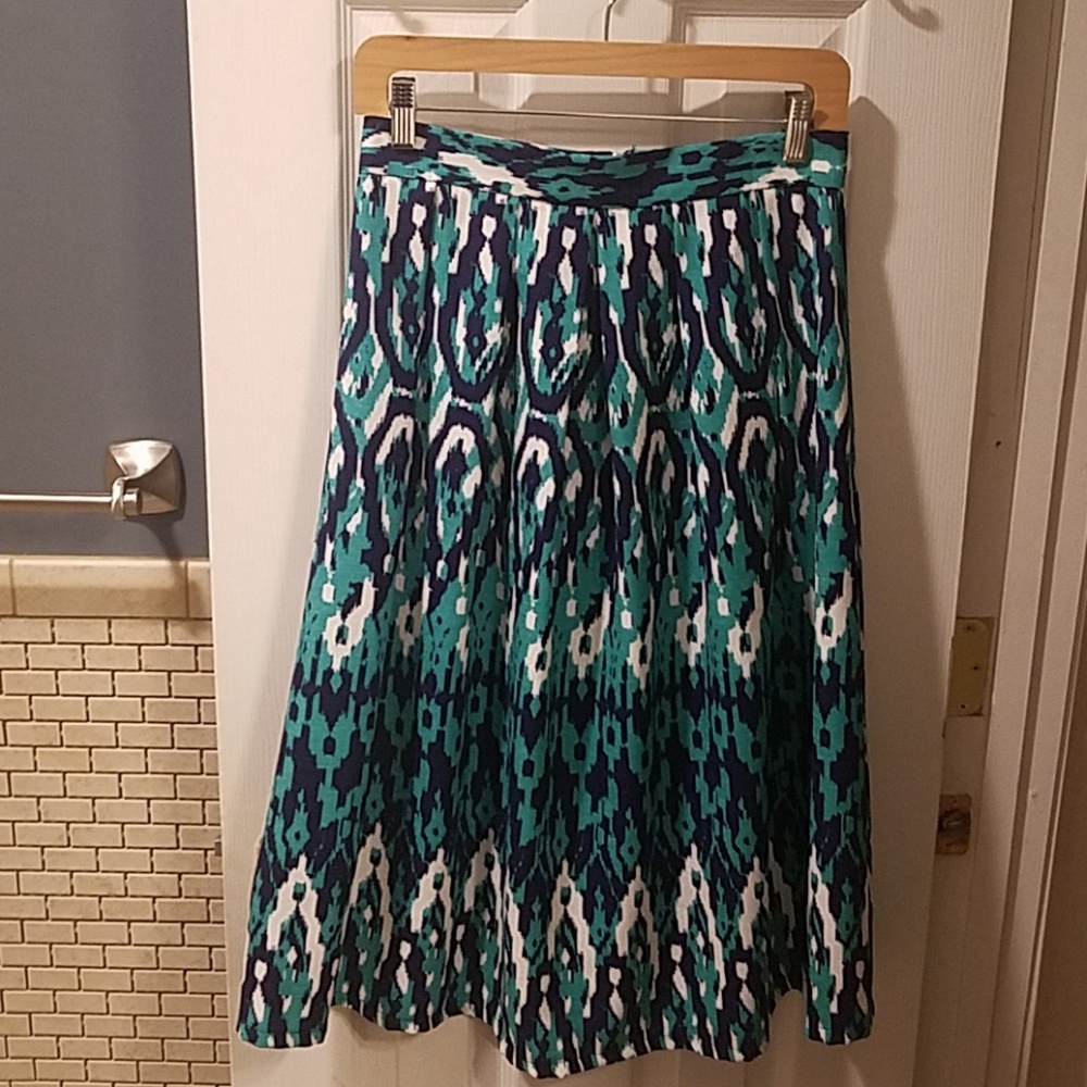 Ikat print skirt
